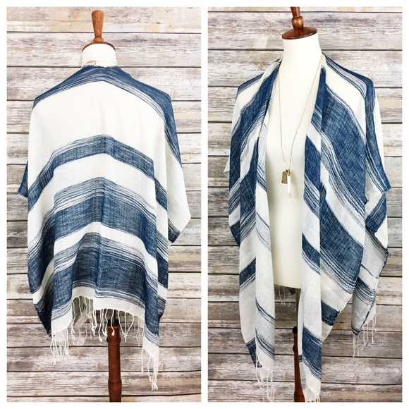 Urban Outfitters Accessories - Urban Outfitters Ecote Striped Poncho
